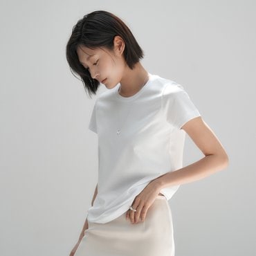 YJACK W_시그니처 클래식 & 베이직 핏 반소매 티셔츠 (155gsm) KLJT003