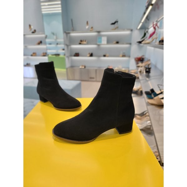 [여주점] 베이직 세무 부츠 앵클부츠 4CM A21A405[2컬러]