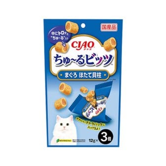  이나바 고양이 츄르비츠 [CS-172] 참치&가리비관자 12g x 3p