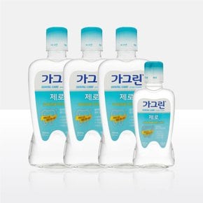 가그린 제로 750ml x3개+250ml x1개 /가글