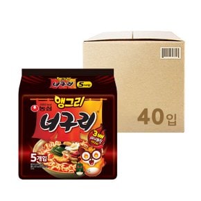 [농심]앵그리 너구리 (121g x 40개) (멀티팩)