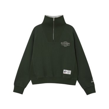 캉골 우먼스 애슬리트 하프집 스웨트 1778 포레스트 (KREWRT17780)