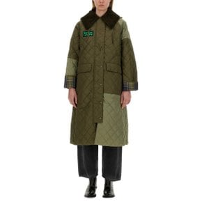 [바버 X 가니] Coat LQU1740_GN51 MILITARY GREEN