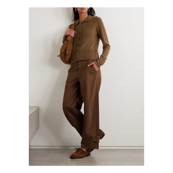 프라가  캐시미어 가디건 브라운 46376663162953239