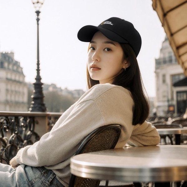 [여주점] N255AHA010 스몰로고캡 BLACK