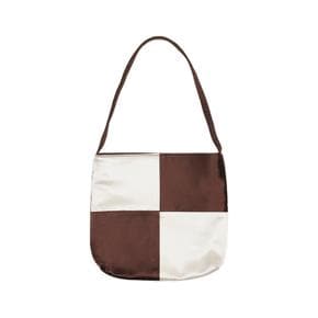 하이 hai Vera Checkerboard bag (brown & ivory)