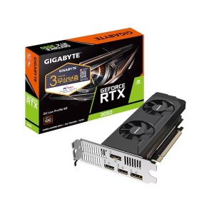 엠지솔루션 GIGABYTE 지포스 RTX 3050 UD2 OC D6 6G Nano LP 피씨