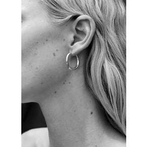 소피부하이 26PS Xl Nouveau Hoops, Silver