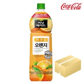 코카 미닛메이드 에센셜 오렌지 1.5L X 12ea / PET 주스 과일 음료수