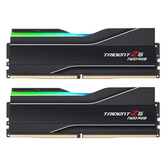 지스킬 [서린공식] G.SKILL DDR5 6000 CL32 TRIDENT Z5 NEO RGB J 블랙 패키지 64GB(32Gx2)