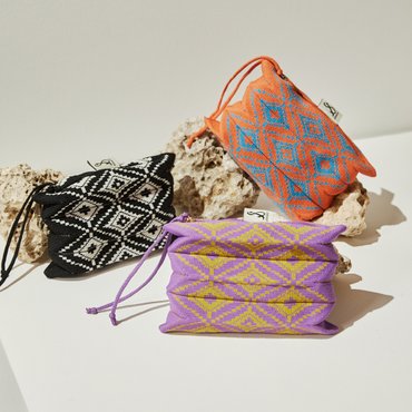 조셉앤스테이시 Lucky Pleats Pouch S Pattern (ALL) (0JSN5PC401)