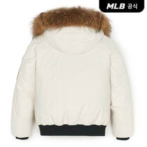 [코리아공식] 고프코어 아웃포켓 FUR 구스 숏패딩 BOS (D.Cream)