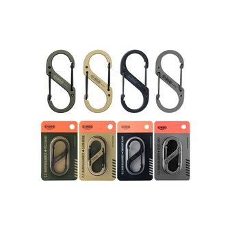 카고컨테이너 Hard Karabiner 5ea_M/L khaki,beige,black,gray
