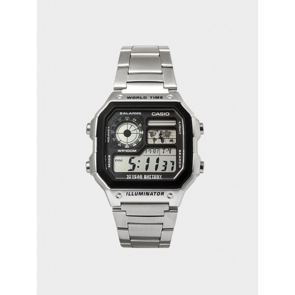 AE-1200WHD-1A 남성시계 메탈밴드 디지털시계