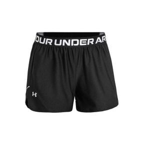 UNDERARMOUR 여성 플레이업 사이드 메쉬 반바지 1366938-002