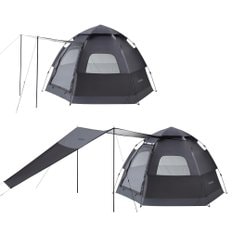 IDOOGEN 6-8 camping tent UV 돔 텐트 전실 있음 컴팩트 캠프 텐트 간이 텐트 돔 쉘터 인용 텐트