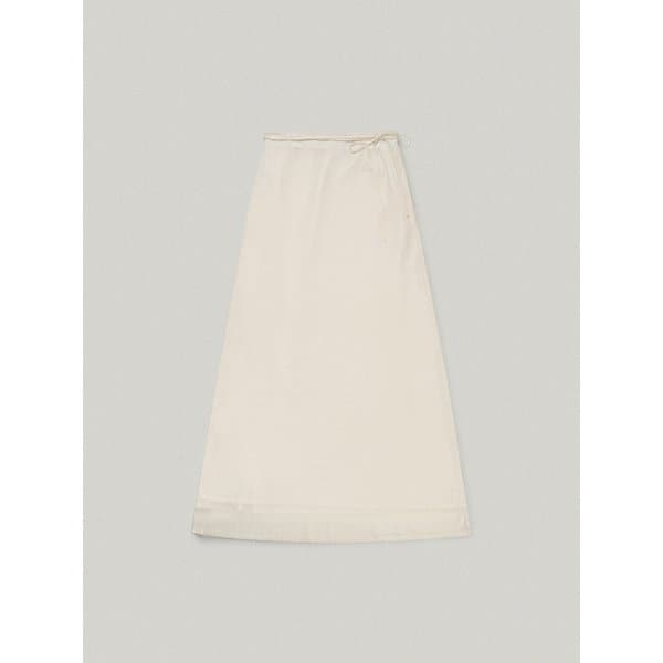 CHERI FLARED LONG SKIRT [IVORY]