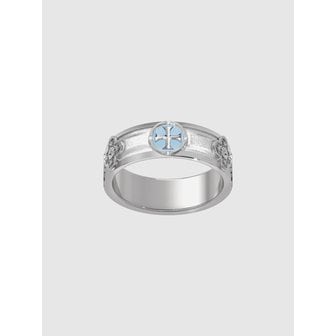 뮤제아르 Cross rosary couple ring (men)