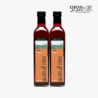  멩가졸리 레드와인 비네가 식초 500ml 2병