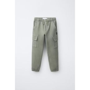 ZARA 자라 키즈 멀티포켓 조거 워시드 그린 6917760519 6917760 1318535