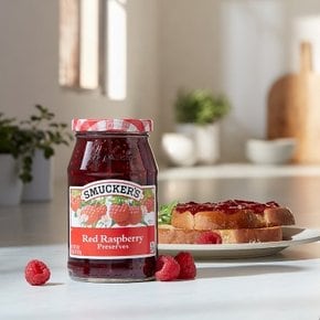 Smucker`s 레드 라즈베리 보존식품 - 18온스, 스머커스 건강식품