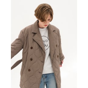 Padding Half Coat _L.Brown