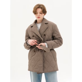 Padding Half Coat _L.Brown