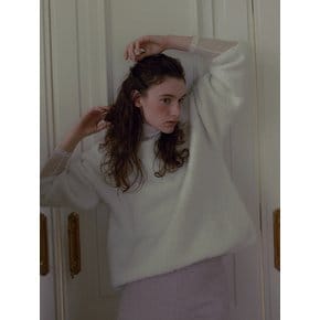 FURRY WOOL KNIT_IVORY