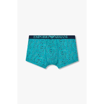 EMPORIO ARMANI 남성 로고 밴딩 패턴드 폴리 드로즈(0815112049)