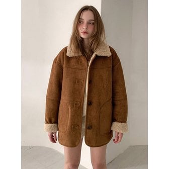 바스카라 Shearling Suede Mustang Jacket (2colors) - VCOAT_078