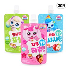 캐치티니핑 퐁당 음료 파우치 100ml 30개 과채음료