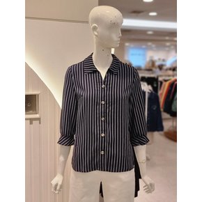 스트라이프 7부소매 블라우스 CLEMBL105_ess
