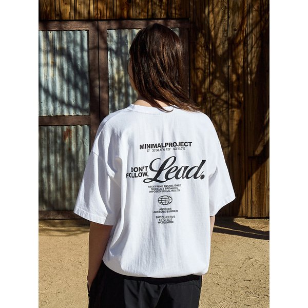 레터링 피그먼트 반팔티셔츠 MST171 / 4color W