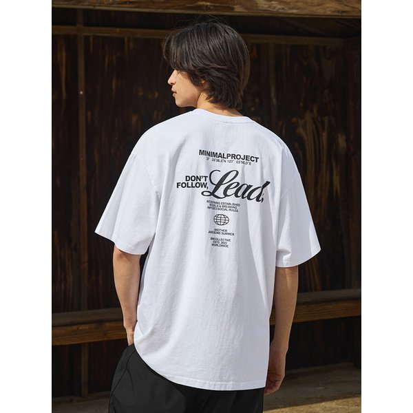 레터링 피그먼트 반팔티셔츠 MST171 / 4color W