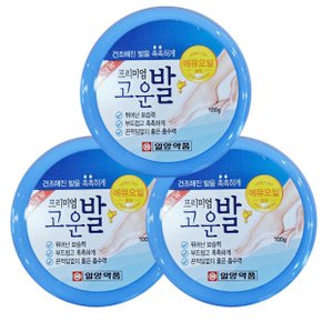 프리미엄 고운발 풋크림 100ml 각질제거 발크림 에뮤오일 3개