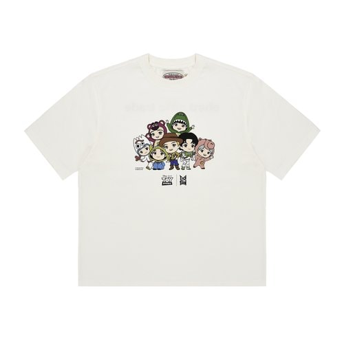 Toy StoryㅣTinyTAN 남여공용  티셔츠 TTST T-SHIRT (WHITE)