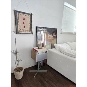 레이디버그 가든 아트 우드 족자 패브릭 월데코 벽걸이 태피스트리 40x55