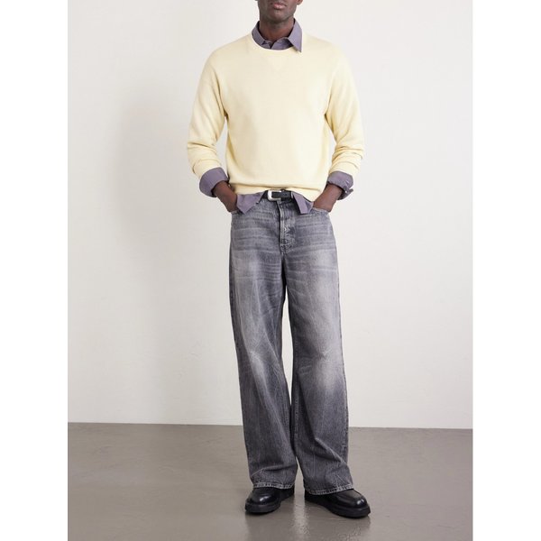 점보 SB 울 코튼 블렌드 저지 맨투맨 46376663162933410