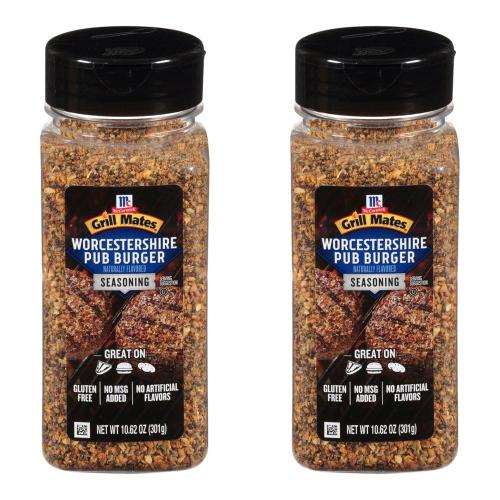 McCormick Grill Mates Worcestershire Pub Burger Seasoning, 10.62 oz