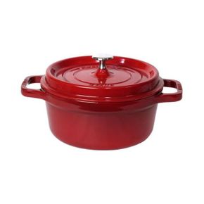 일본 스타우브 냄비0108 Staub Pico Cocotte Round 10.2 inches 26 cm Cherry/Red Induction Com