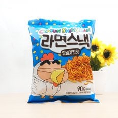 크레용 신짱 짱구 라면스낵 양념치킨맛 90g