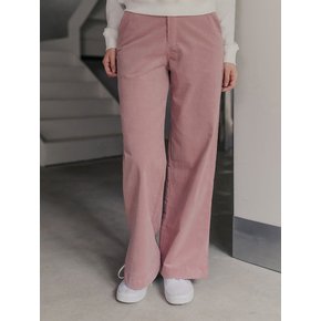 CORDUROY WIDE CUTTING PANTS_PINK