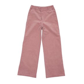 CORDUROY WIDE CUTTING PANTS_PINK