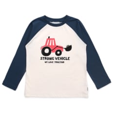 블루독 자동차라글란티셔츠 (241K5-330-02)