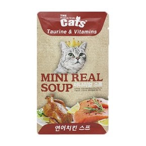 더캣츠 미니리얼 스프 연어 치킨 40g