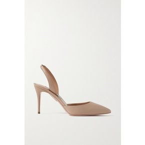 So Nude 85 Leather Slingback Pumps 베이지