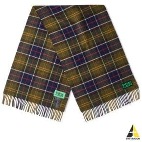 바버 24 x GANNI Tartan Scarf (LSC0455 TN11) (가니 타탄 스카프)