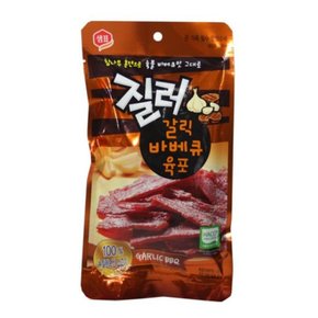 간식 샘표 갈릭바베큐육포 70g 샘표식품 육포 안주