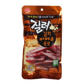 간식 샘표 갈릭바베큐육포 70g 샘표식품 육포 안주