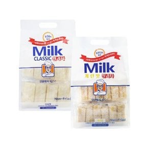 밀크클래식쌀과자 우유맛 500g + 계란맛 500g